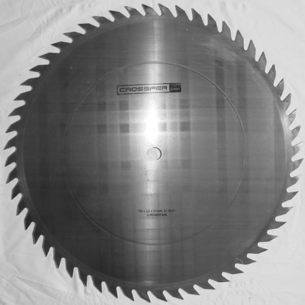 Actual product image Crossfer - GESCHRÄNKTES SÄGEBLATT FÜR HOLZ-GROBSCHNITT 700 MM Ø x 3,2mm, Bohrung 30mm, 56 Zähne