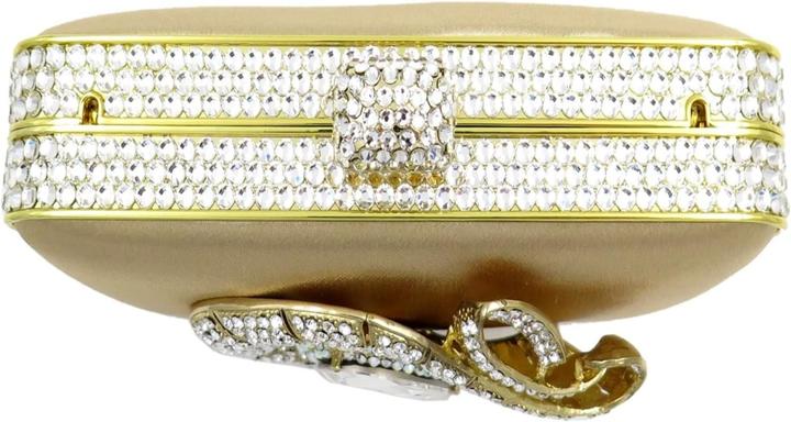 Actual product image Sanetti Inspirations Clutches with Unique Brooch Designs on Front Panel