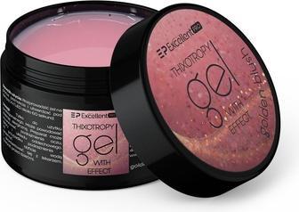 Excellent PRO Thixotropy Gel With Effect Building Gel Golden Blush 15g