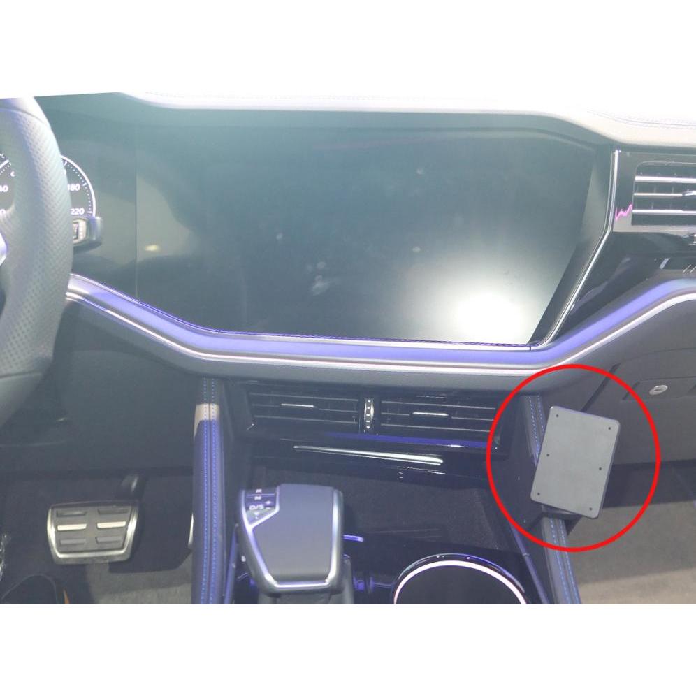 Brodit 856017 Autohalterung Volkswagen Touareg 24-, Smartphone Halterung, Schwarz