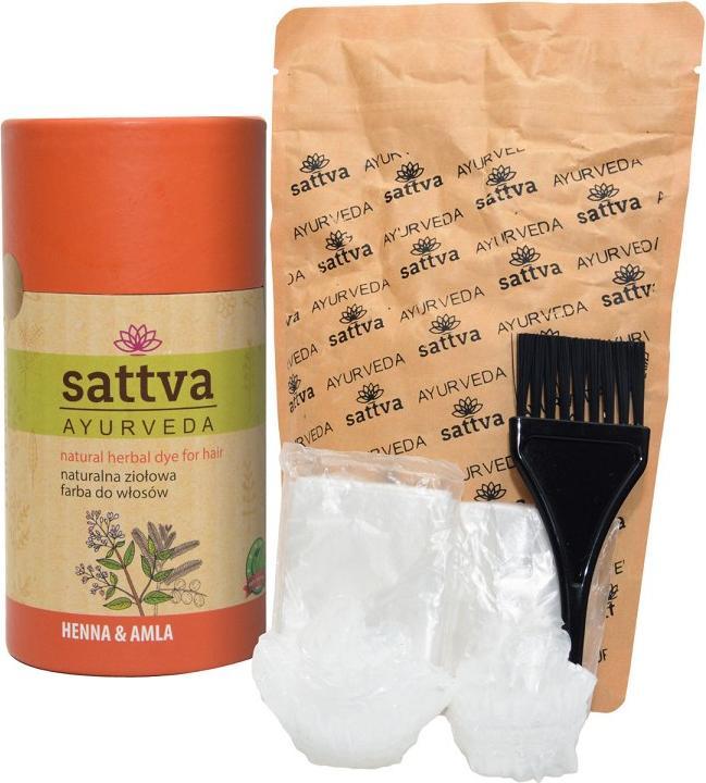 Sattva Ayurveda Sattva - Natural Herbal Dye For Hair Teinture naturelle pour cheveux au henné et à l'amla