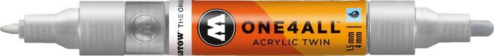 Produktbild Molotow Marqueur pour Maquettes - One4All Twin - Acrylique Argent - 1,5/4mm - -227 - 15 cm (Silber, 4 mm, 1 x)