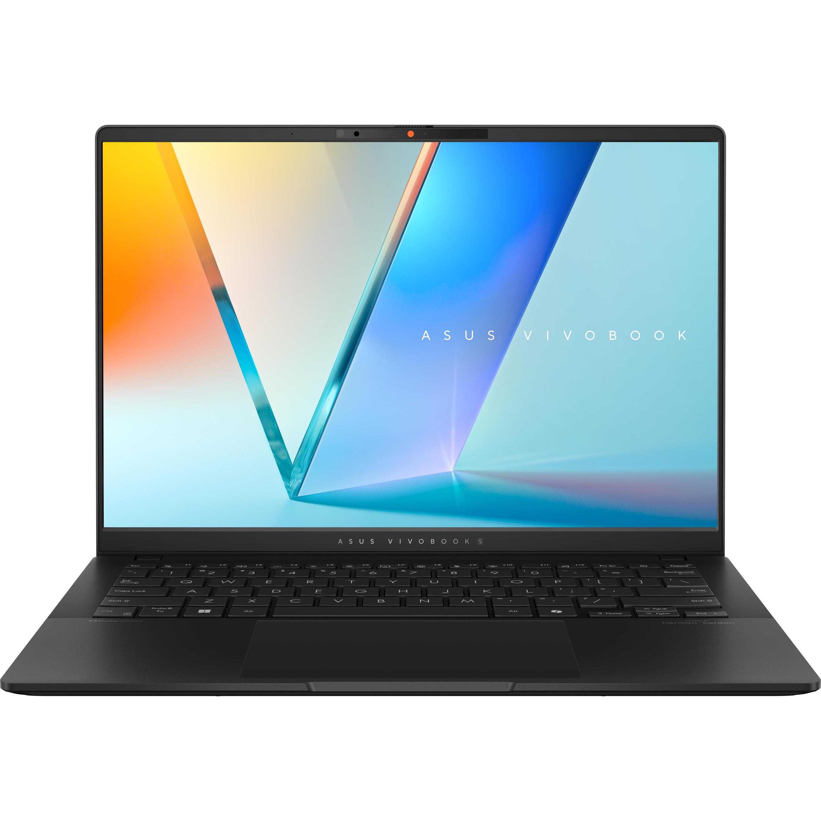 ASUS Vivobook S 14 OLED (14", 1000 GB, 16 GB, DE, Intel Core Ultra 7 256V), Notebook, Schwarz