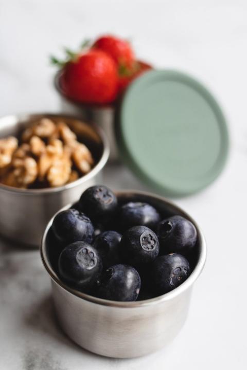 Produktbild Aya & Ida 2er Set Snack Container 100ml Dark Grey/Matte Black