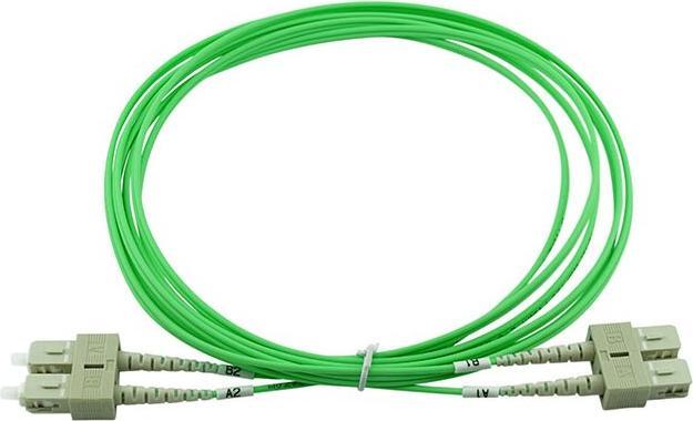 Produktbild BlueOptics Duplex LWL Patchkabel SC-SC Multimode OM5 15 Meter (15 m)