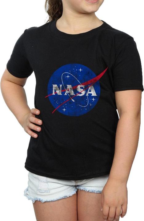 Produktbild Nasa Classic Insignia Logo Distressed TShirt Mädchen (128)