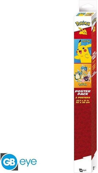 Produktbild GB Eye Pokemon Set 2 Chibi Posters Personnages colorÈs (52x38)