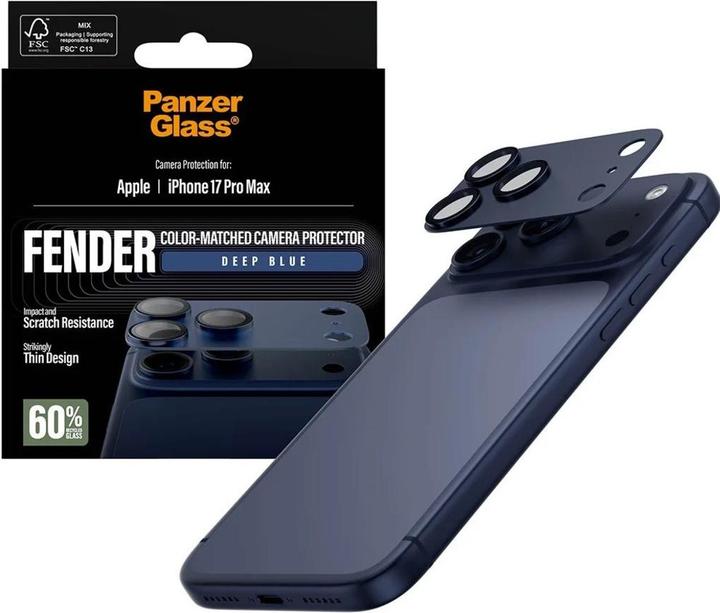 Produktbild PanzerGlass Fender Camera Protector (1 Stk., Apple iPhone 17 Pro Max)