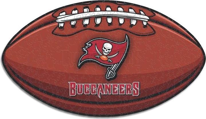 Produktbild Iconic NFL - Tampa Bay Buccaneers – Football mit Logo - Holz Puzzle Grösse L (500 Teile) (500 Teile)