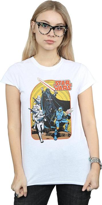 Immagine prodotto Star Wars Vintage Comic Scene Maglietta Donna (M)