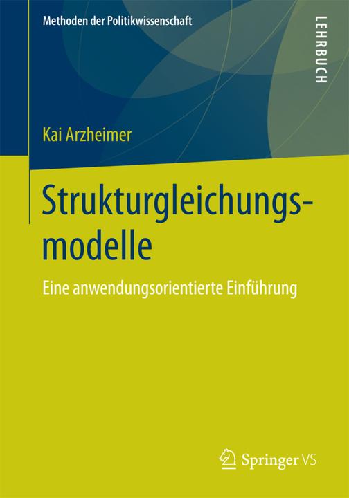Produktbild Strukturgleichungsmodelle (Deutsch, Kai Arzheimer, 2016)