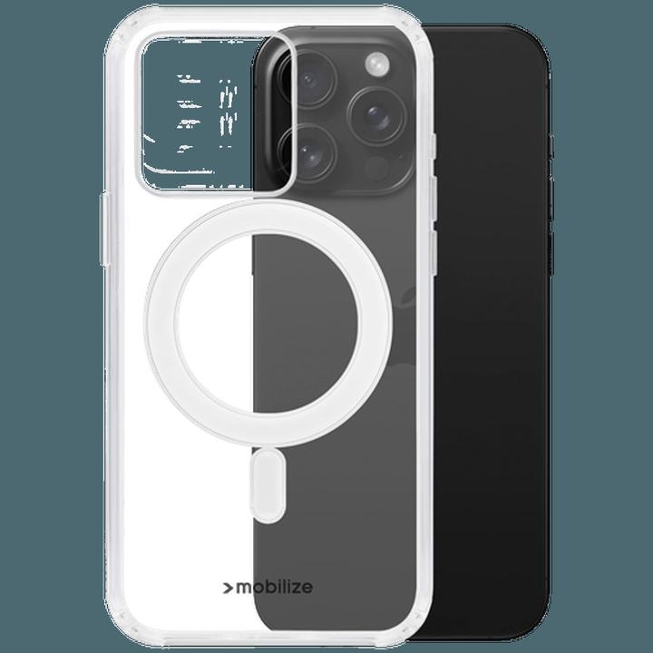 Actual product image Mobilize PC Back Cover Transparent Magnetic Apple iPhone 16 Pro Max (Apple iPhone 16 Pro Max)