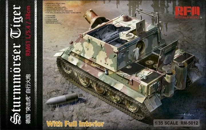Produktbild Rye Field Model Sturmtiger With Full Interior (To be