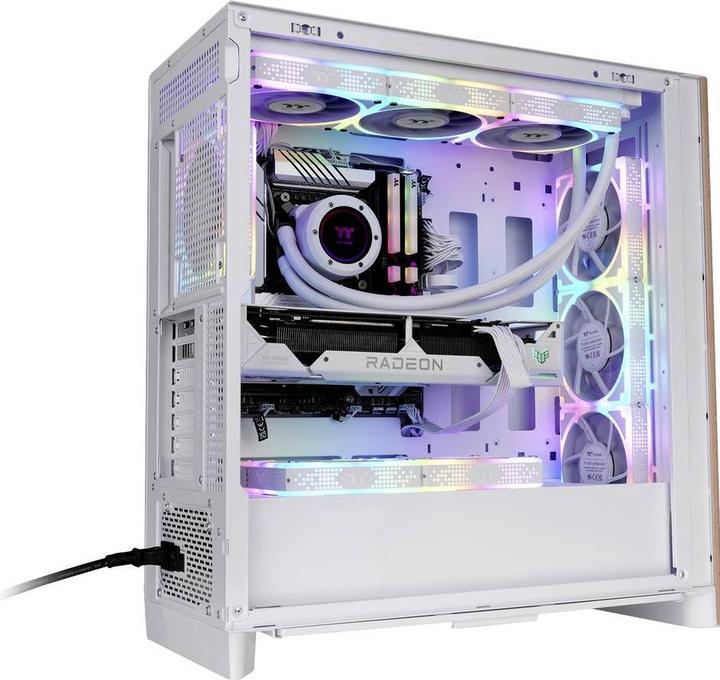 Actual product image Thermaltake Geh S370 WS Midi Tower "Snow" White (ATX, mATX, Mini-ITX)