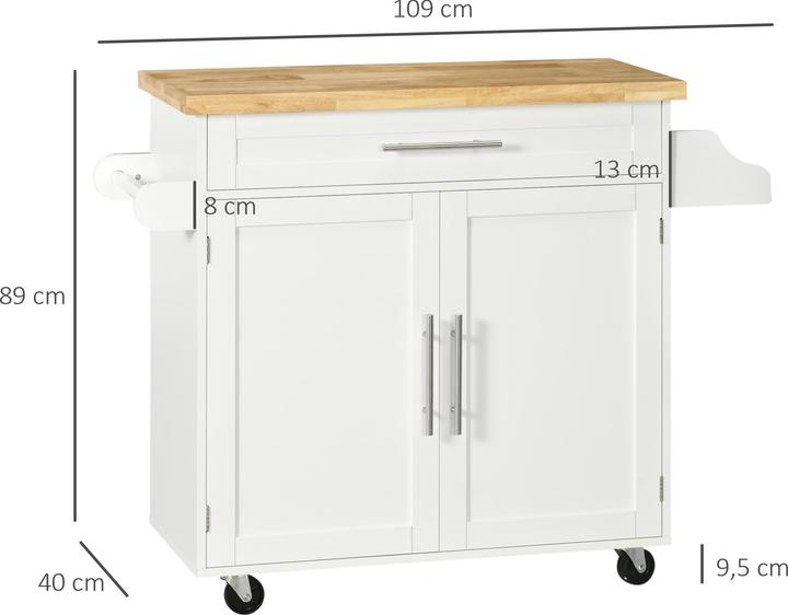 Actual product image Homcom Kitchen trolley