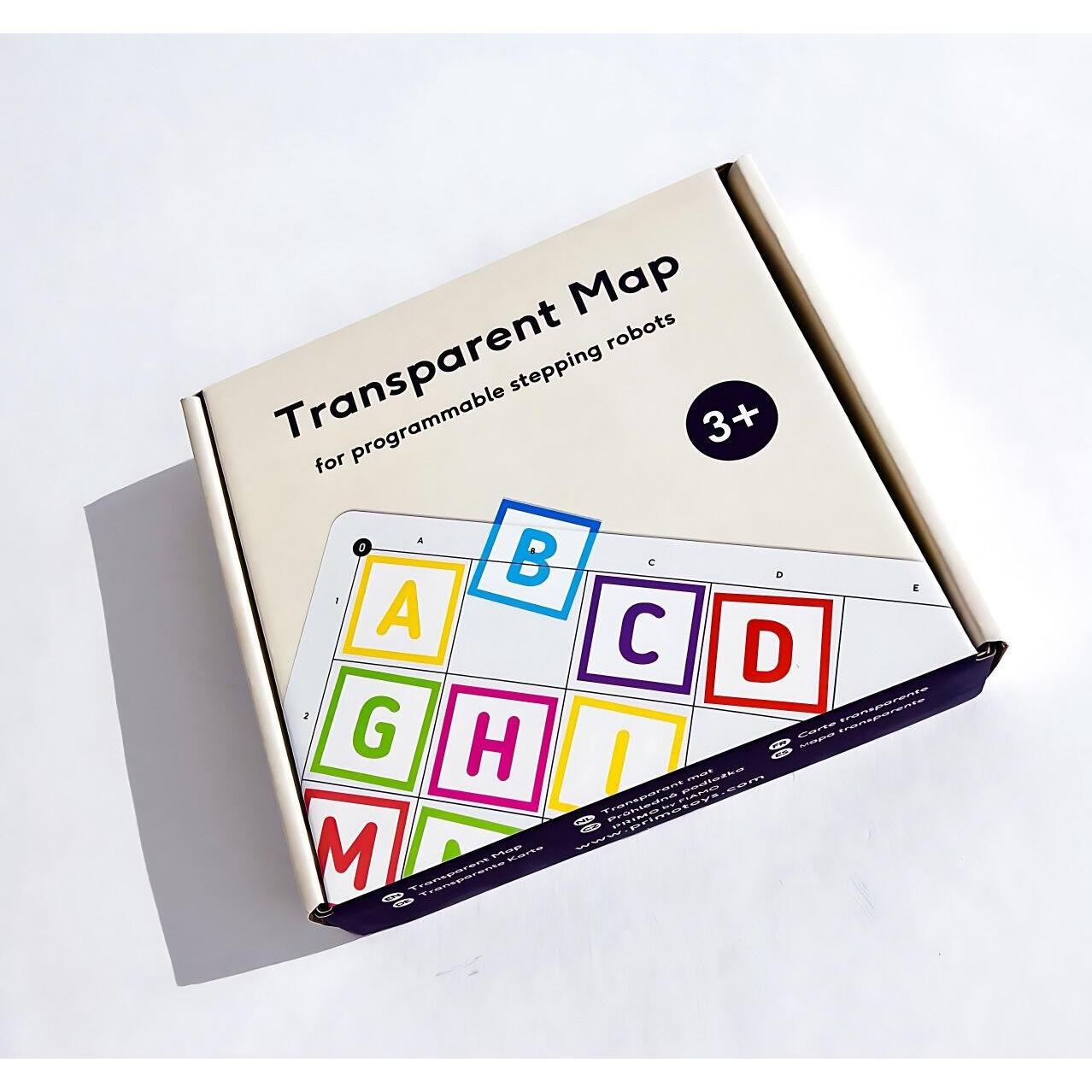 Primotoys Primo Toys Cubetto MINT Coding Transparente Matte 6x6 ab 3 Jahren Geeignet (PT-TRANSP MAP 6X6)