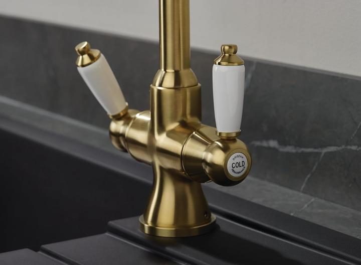 Image du produit Bristan Robinets mélangeurs à double poignée avec installation facile par le dessus