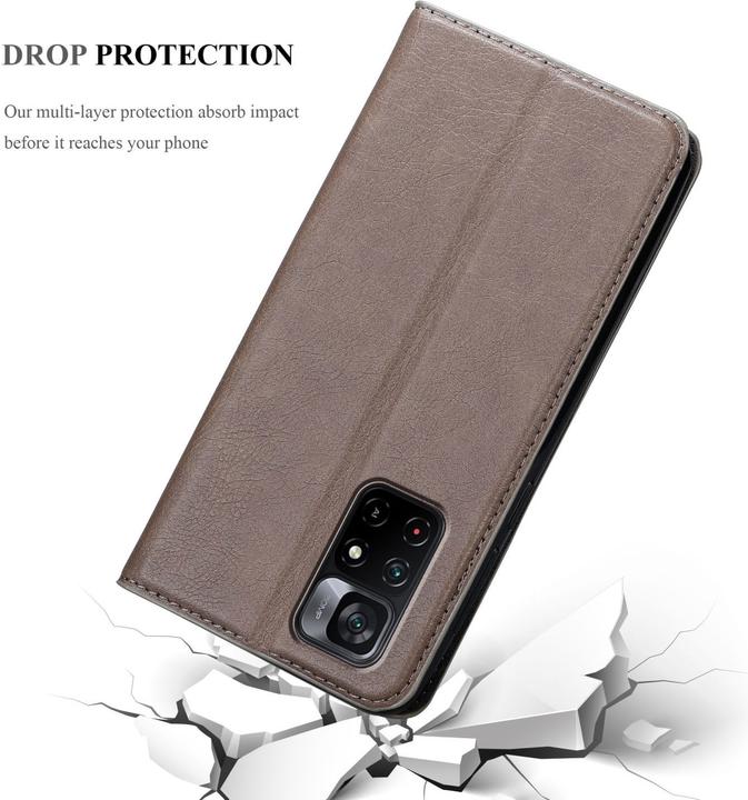 Actual product image Cadorabo Case for Xiaomi POCO M4 PRO 5G in Book Invis. Magnet Style (Xiaomi Poco M4 Pro 5G)