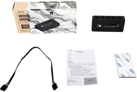 Produktbild Thermalright ARGB HUB Controller Rev.A fan speed controller 5 channels Multicolour (5 Lüfter)