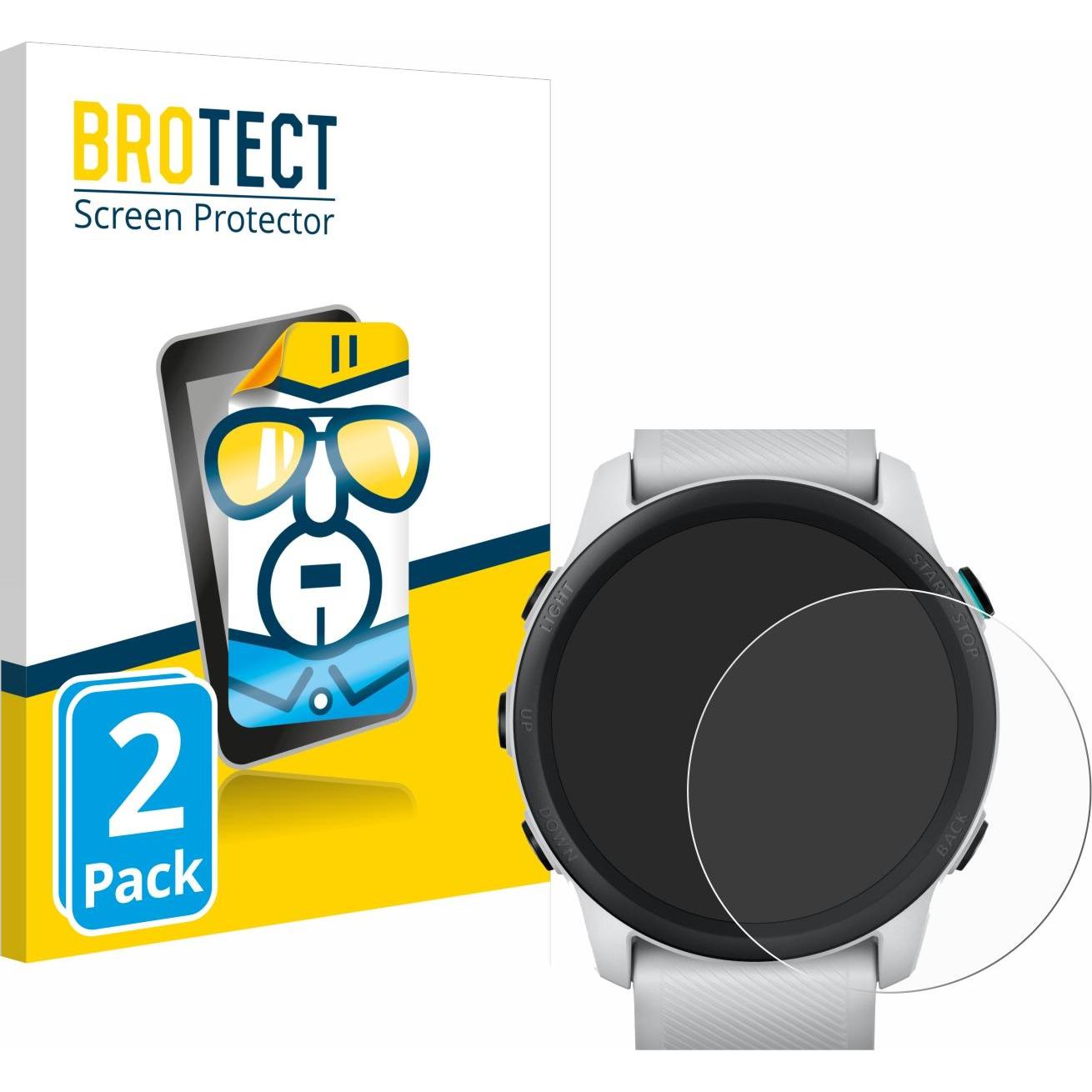 BROTECT Schutzfolie Displayschutz Klar, Smartwatch Schutzfolie, Transparent