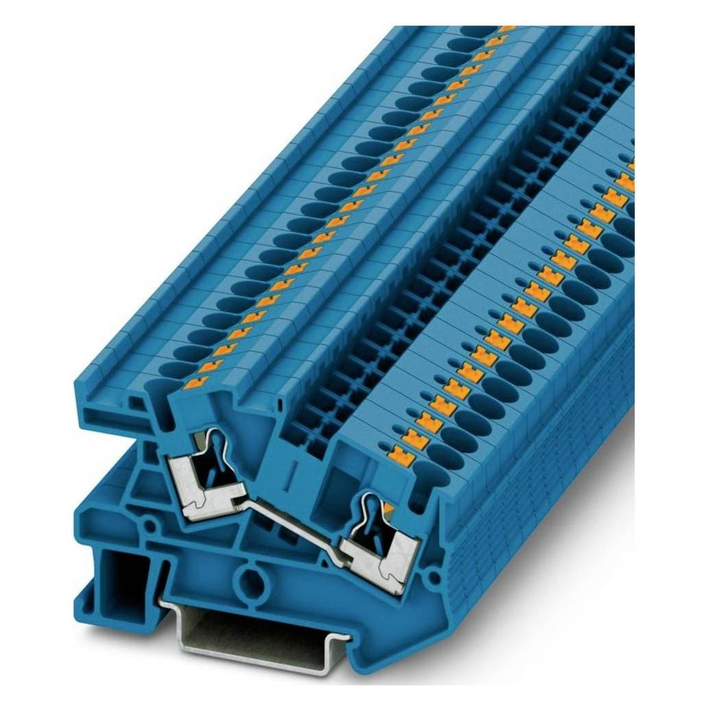 Phoenix Contact Blu Terminale Di Installazione, Cavo + Spina Elettrica,
