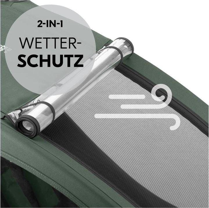 Produktbild Hauck 2in1 Fahrradanhänger Sparset Dryk Duo Plus