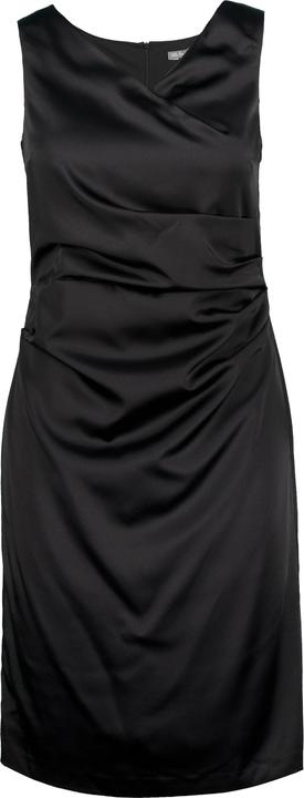 Image du produit Ulla Popken Robe de cocktail V, drapée, ligne A, sans manches (48)