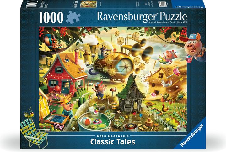 Immagine prodotto Ravensburger Puzzle Guarda Fuori i Porcellini 1000p (12001004) (1000 pezzi)