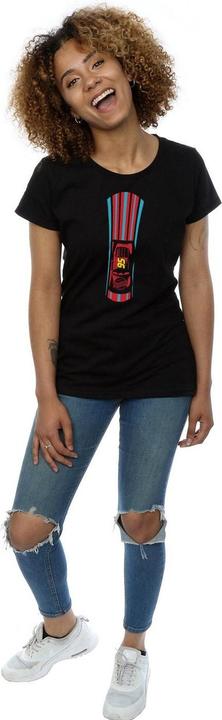 Image du produit Disney - T-shirt CARS LIGHTNING MCQUEEN STRIPES - Femme (M)