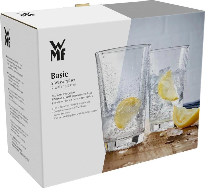 Produktbild WMF Wassergläser Set 2 Stück Trinkgläser 250ml Basic (0.25 l, 2x)