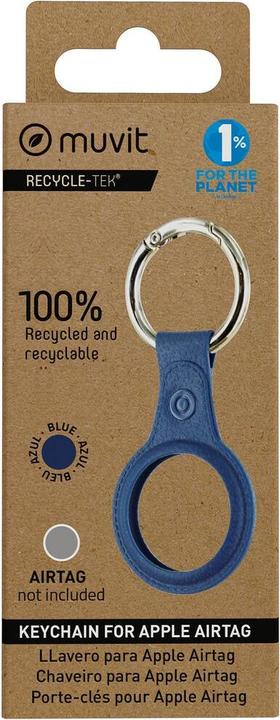 Actual product image Muvit Schlüsselanhänger for Change Blau Hülle AirTag