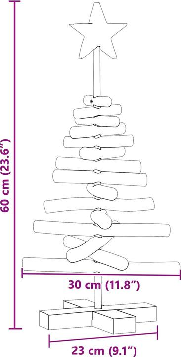 Produktbild vidaXL Weihnachtsbaum (60 cm)
