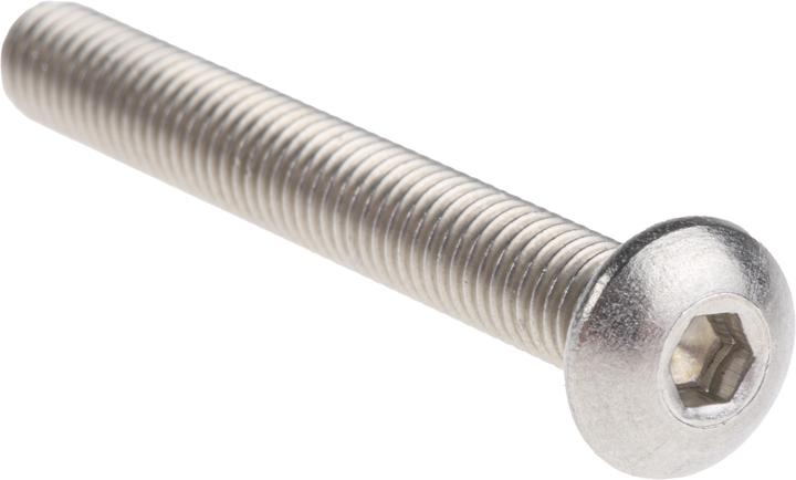 Produktbild RS PRO Schrauben Linsenkopf M5x40mm