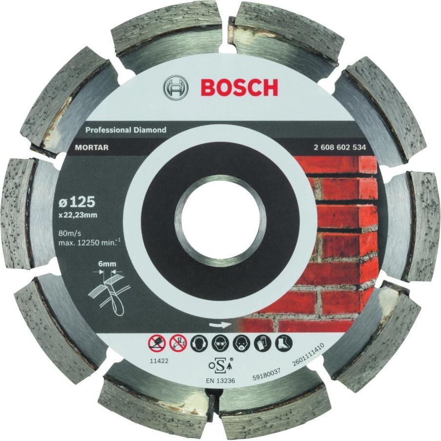 Bosch Professional Zubehör, Lama, Disco diamantato PRO Mortar, 125 x 22,23 mm