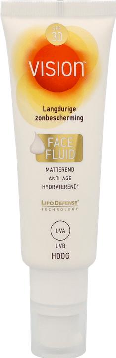 Actual product image Vision Face Fluid SPF30 (Suntan cream, SPF 30, 50 ml)