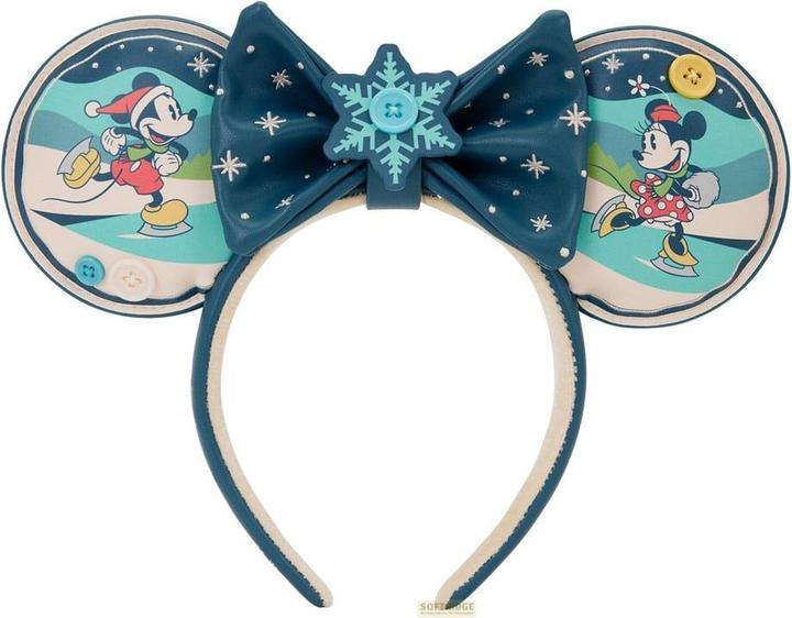 Loungefly Disney Mickey & Minnie Holiday headband