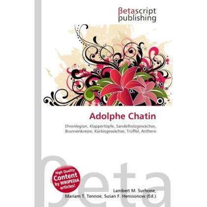 Adolphe Chatin, Fachbücher
