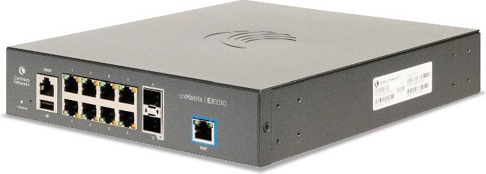 Produktbild Cambium Networks cnMatrix EX1010 Intelligent Ethernet Switch 8 1-Gbps and - Switch - Glasfaser (L (8 Ports)