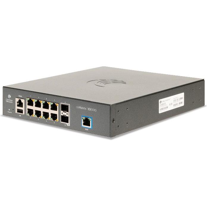 Cambium Networks cnMatrix EX1010 Intelligent Ethernet Switch 8 1-Gbps and - Switch - Glasfaser (L, Netzwerk Switch
