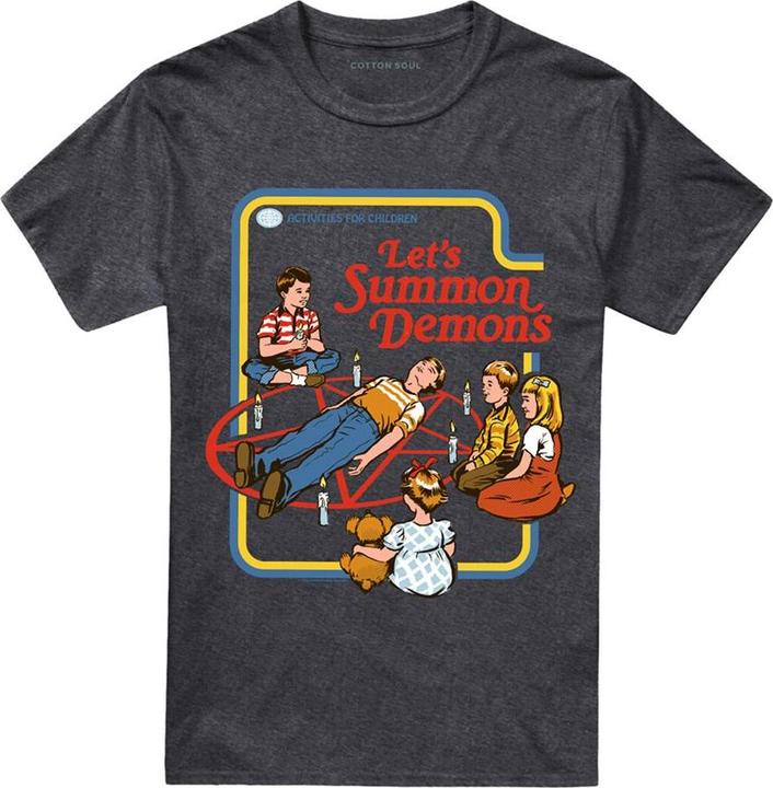 Produktbild Steven Rhodes Lets Summon Demons TShirt meliert (XXL)