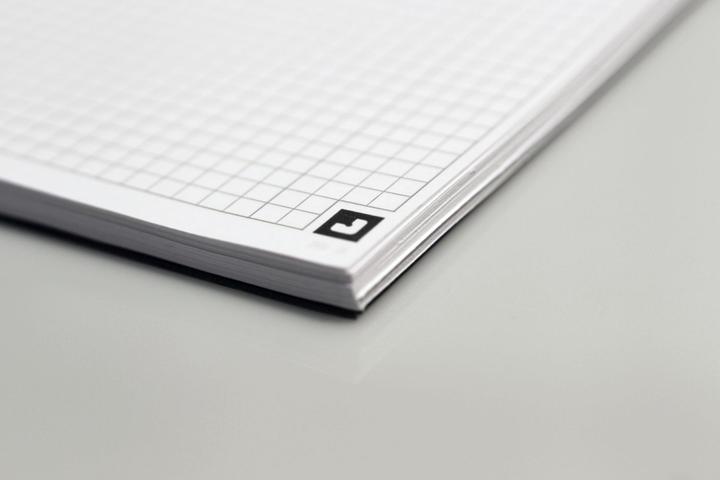 Actual product image Oxford Notebook (A4, Checked, Hardcover)