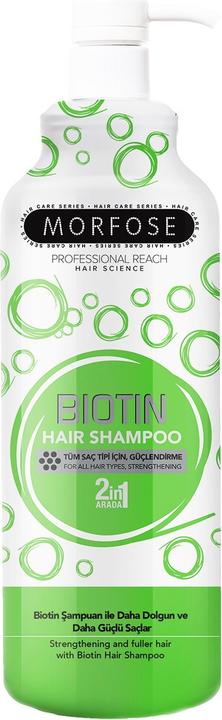 Morfose Professional Biotin Creamy Hair Shampoo for Dry, Damaged, or Brittle Hair - Repairs and Prot (Liquid shampoo, 1000 ml)
