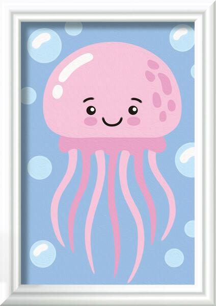 Ravensburger CreArt - Painting by numbers 23948 - Happy jellyfish - Children aged 7 and over