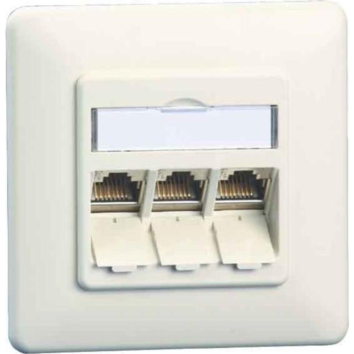 Metz Connect, Steckdose, 130B11D31002-E Steckdose RJ-45 Weiss