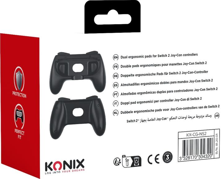 Actual product image Konix Joy-Con Grips (Switch 2)