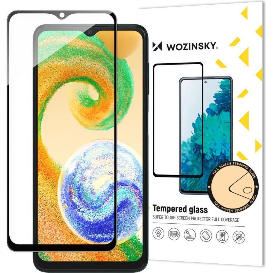 Wozinsky Vetro temperato a colla completa per Samsung Galaxy A04s 9H Proteggi schermo completo Wi (1 pz., Samsung Galaxy A04S), Pellicola protettiva s