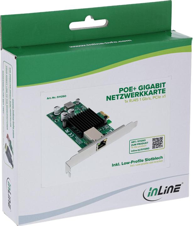 Actual product image InLine Gigabit Netzwerkkarte (Mini PCI Express)