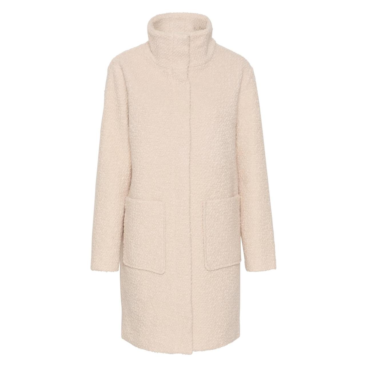 Saint Tropez, Vrouwen, Jassen, FerddySZ Wool Coat - Maat S, Wit