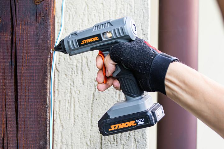 Productafbeelding Toya Sthor Glue Gun 20v 11mm Zonder Batterij En Oplader