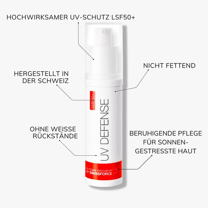 Immagine prodotto Swissforce Difesa dai raggi UV (Crema solare viso, SPF 50+, 30 ml)